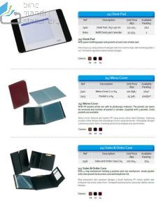 Gambar Index pemisah file Bantex 7460 747 Desk Pad 63 x 46cm merek Bantex