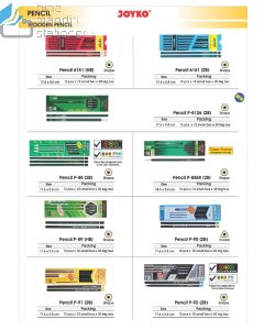 Pensil Kayu Pencil HB & 2B Aneka Karakter Motif Joyko