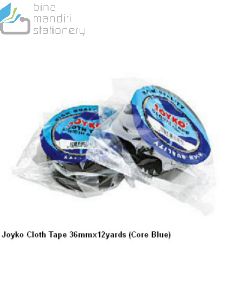 Contoh Joyko Cloth Tape 36mmx12yards (Core Blue) Lakban Kain Jilid Selotip Double Tape merek Joyko