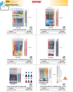 Foto Joyko Color Gel Pen GPC-316 (Retro Gel) Pena Jell Warna merek Joyko