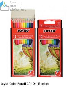 Foto Pensil Gambar 12 Warna Joyko Color Pencil CP-100 (12 color) merek Joyko
