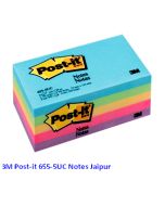 Contoh Alat Perlengkapan Kantor merk 3M Post-it , Gambar Produk 3M Post-it 655-5UC Sticky Note Jaipur 500 Sheets harga 95500 di Toko Peralatan Sekolah Murah